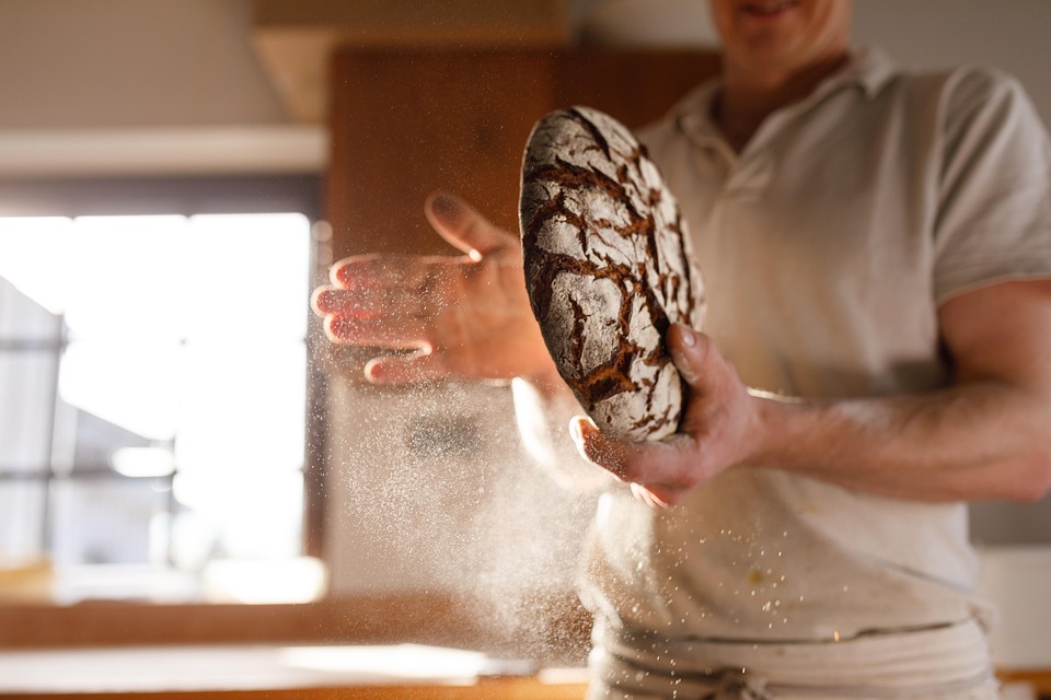 Bio, Panettiere, Pane, Infornare, Nutrizione, Panificio