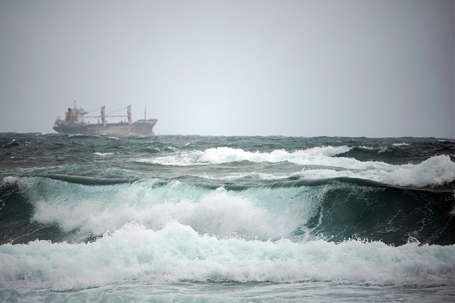 Sea, wave, nature and ship — photo by ajs1980518