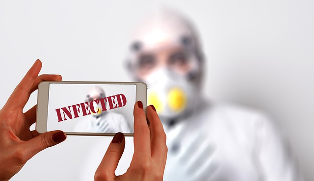 Free coronavirus sars-cov-2 app illustration