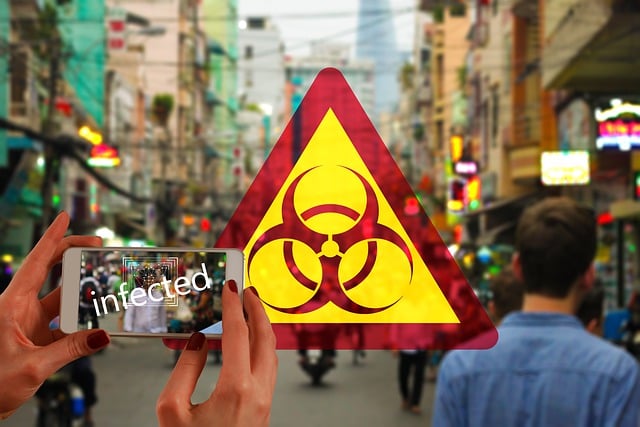 Free coronavirus sars-cov-2 app illustration