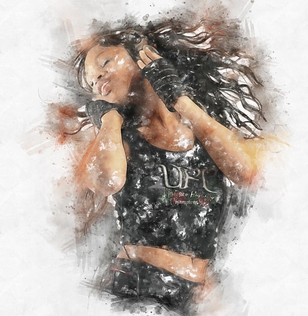 Free woman african-american model illustration