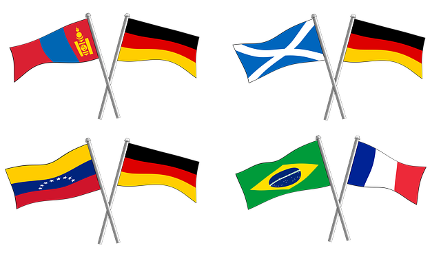 Free germany friends banner illustration