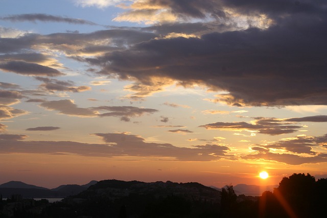 Himmel, Natur, Wolken, Sonnenuntergang