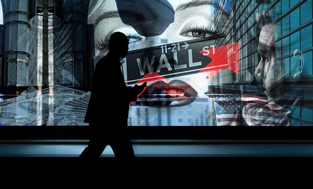 Free wall street stock exchange person illustration