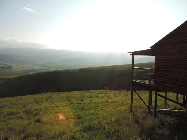 Free Cabin Sunrise photo and picture
