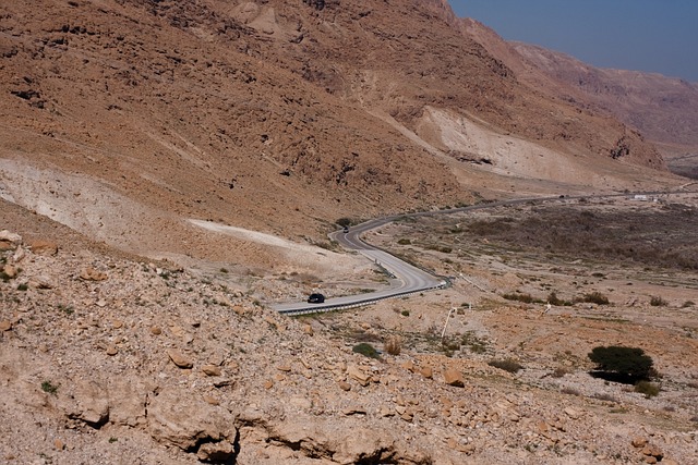 Desert, Døde Hav, Vej, Rød, Natur, Sten