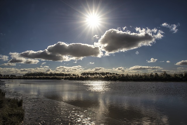 argentina, lagoon, nature, lake, toilet, sun, sunset, sun rays