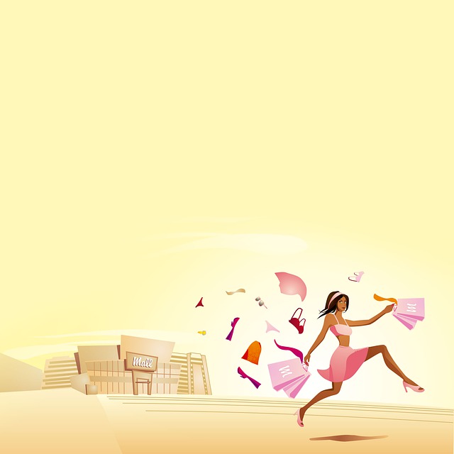 Free fashion purchases clothes illustration