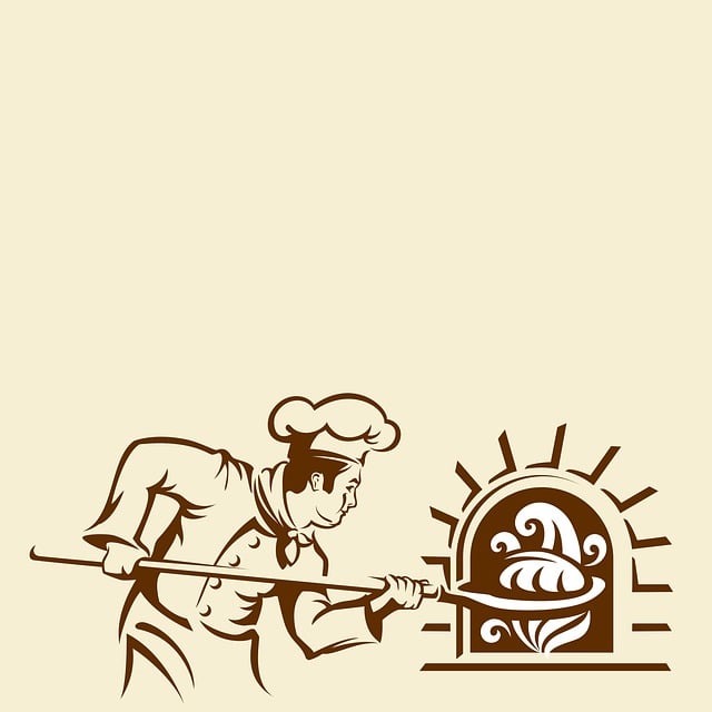 Free pizza oven design illustration
