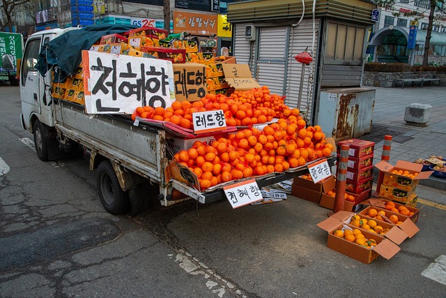 fruit stand, fruit, oranges, truck, city, street sales, food, vitamins, fruit stand, fruit stand, fruit stand, fruit stand, fruit stand