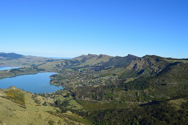 Landschap, Christchurch, Toneel, Haven