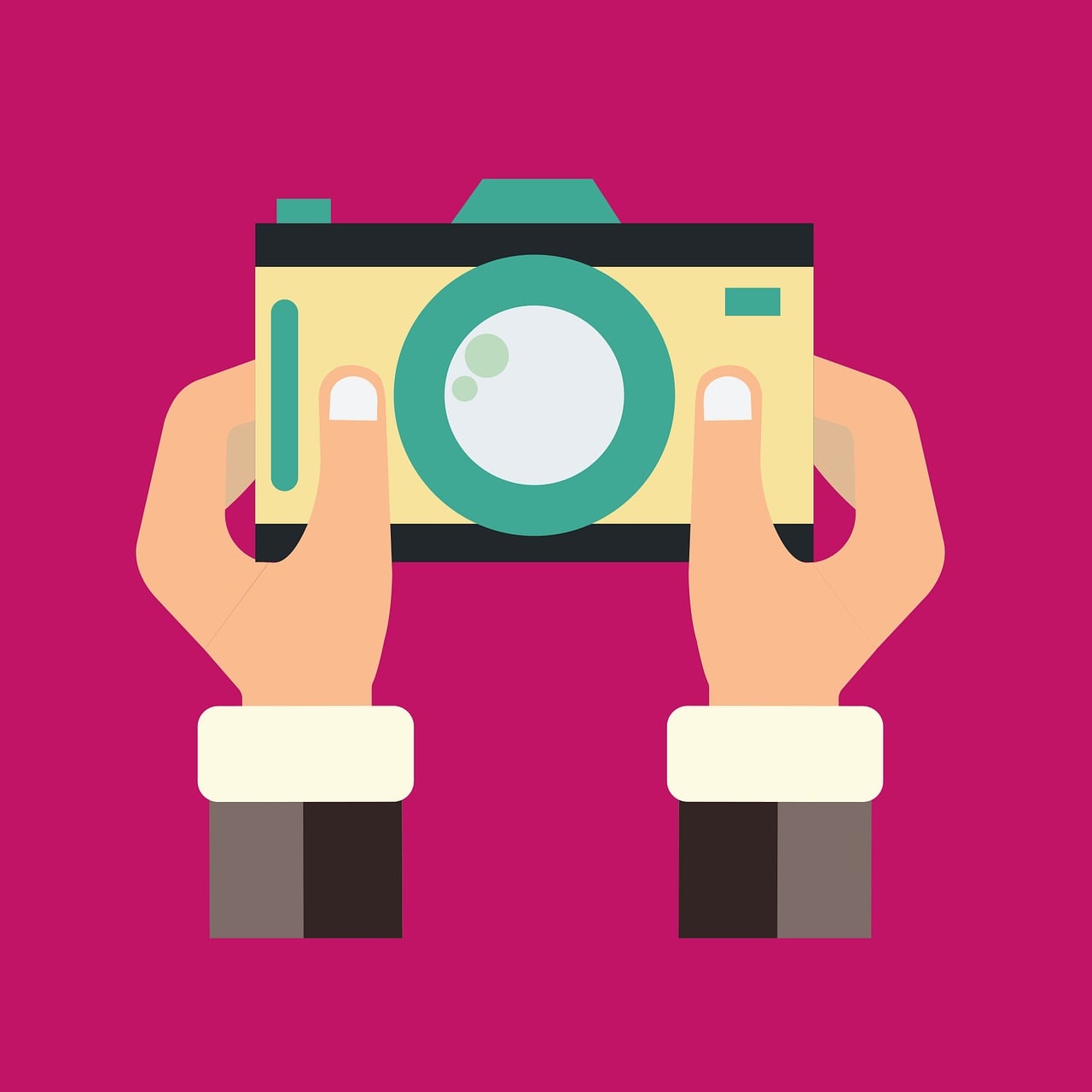 Free camera business map vector