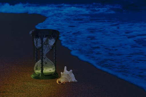 Fantasie, Photoshop, Ozean, Sanduhr