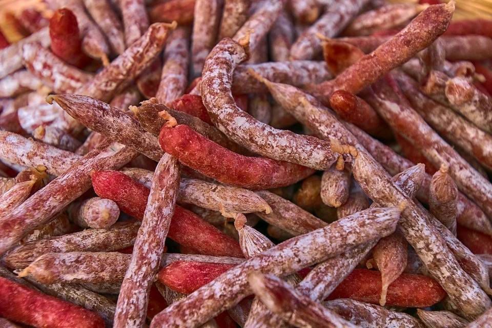 Embutidos, Seco, Arte, Alimentos, Tiendas Delicatessen