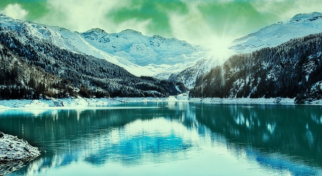 Free Lake Sky photo and picture
