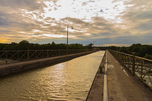 Free Channel Canal Bridge photo and picture