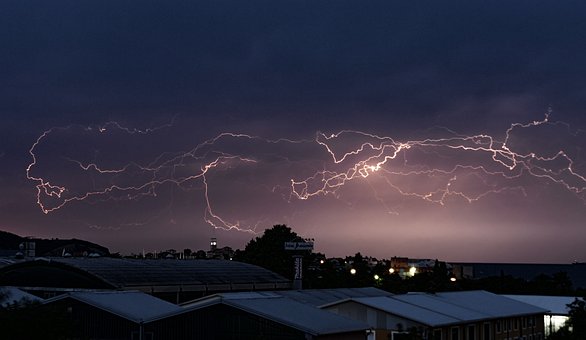 Free Lightning Night photo and picture