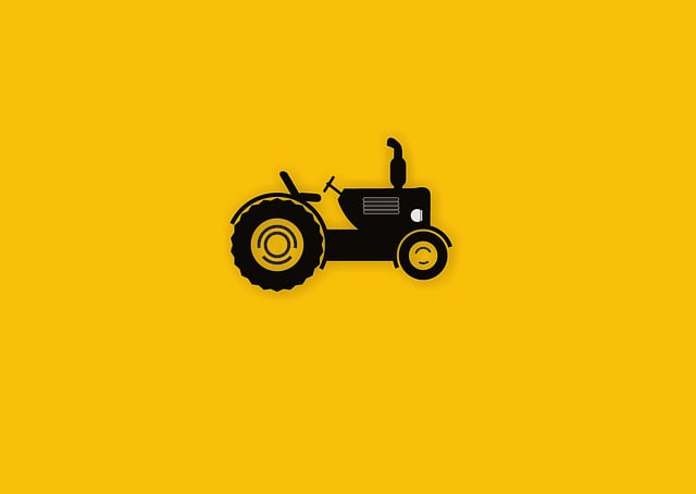 Free tractor farm farmer illustration