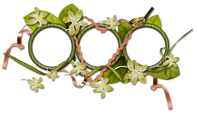 Free frame photo frame spring illustration