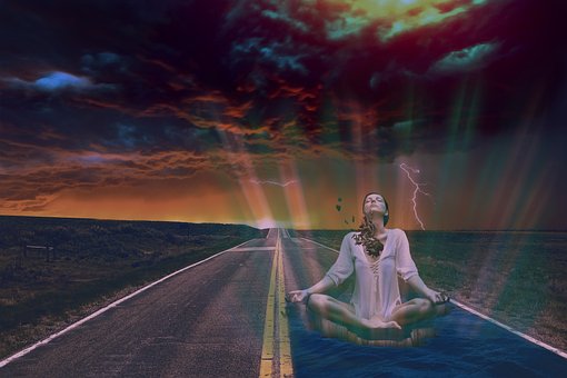 Frieden, Meditation, Autobahn
