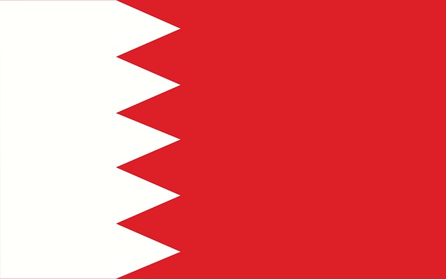 Free bahrain flag country vector