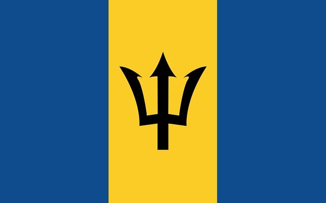 Free barbados flag country vector