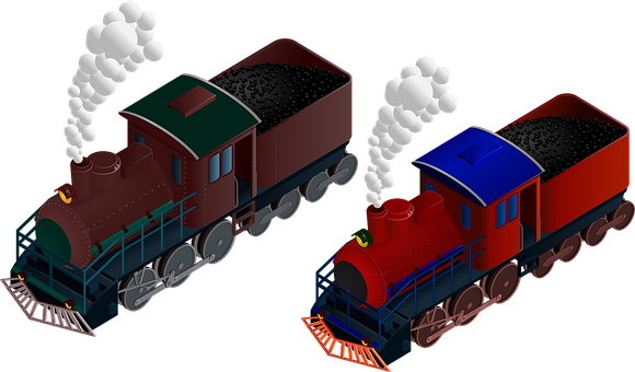 Free Train Railway vector and picture