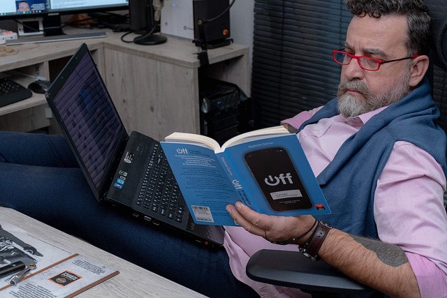 Free Reading Laptop photo and picture