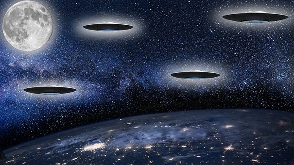 Free Ufo Moon illustration and picture