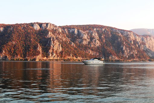 Donau, Båd, Flod, Vandet, Skib, Landskab