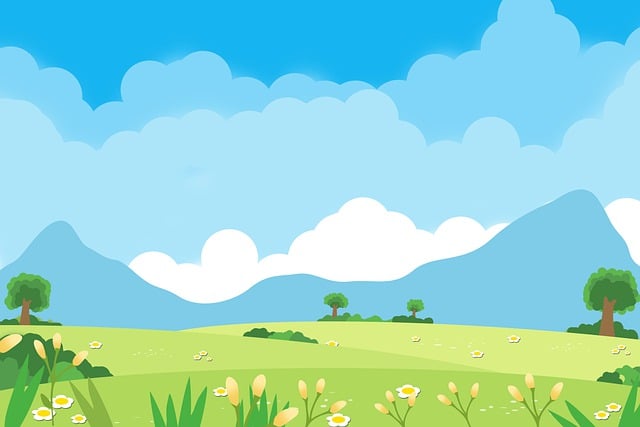 Free scenery mountain mountains illustration