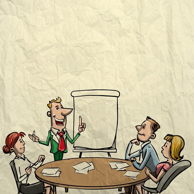 Free business job meeting illustration