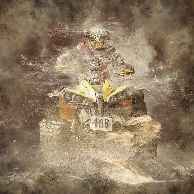 Free motocross terrain enduro illustration