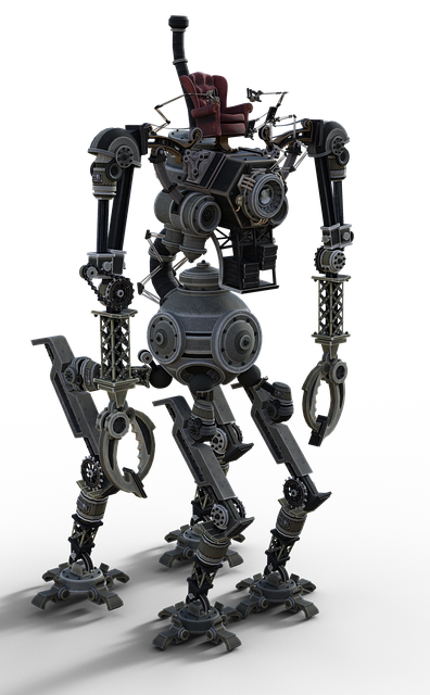 Free bot cyborg robot illustration