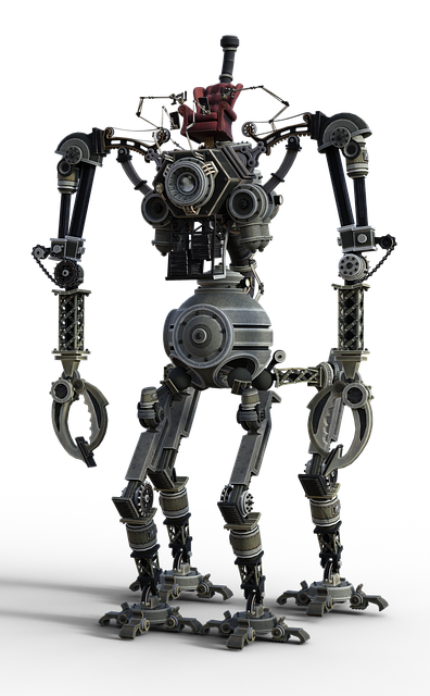 Free bot cyborg robot illustration