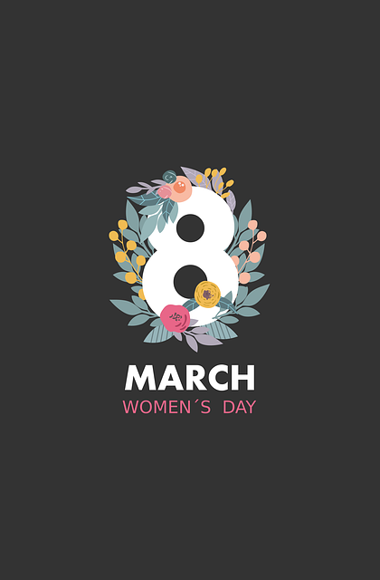 Free march eight women illustration