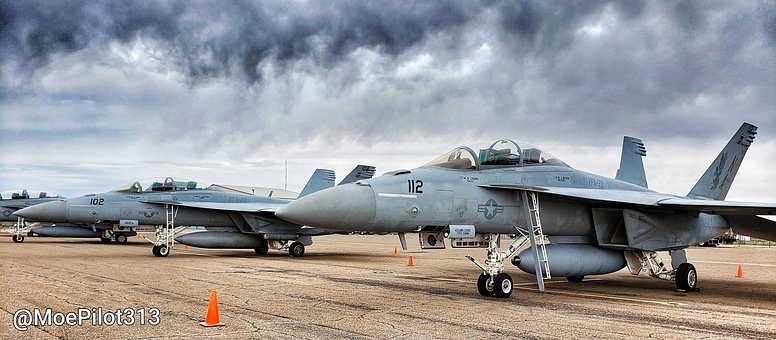 Jagerfly, Militær, F-16, F-14, F-15