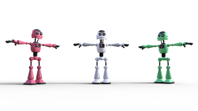 Free bot cyborg helper illustration