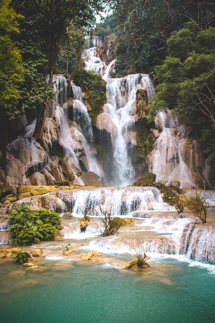Free Kuang-Si-Waterfall Waterfall photo and picture