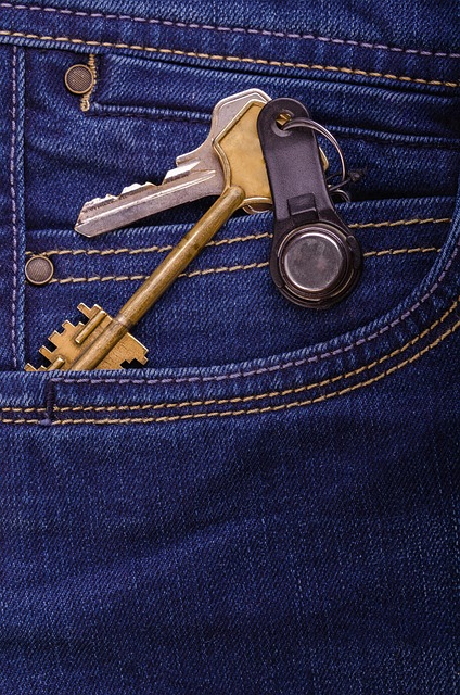 Clothing, Key, Jeans, Pocket, Denim