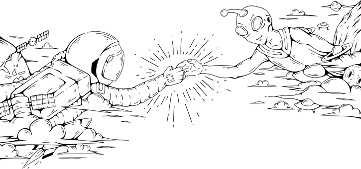Astronaut, Veda, Kozmonaut, Priestor