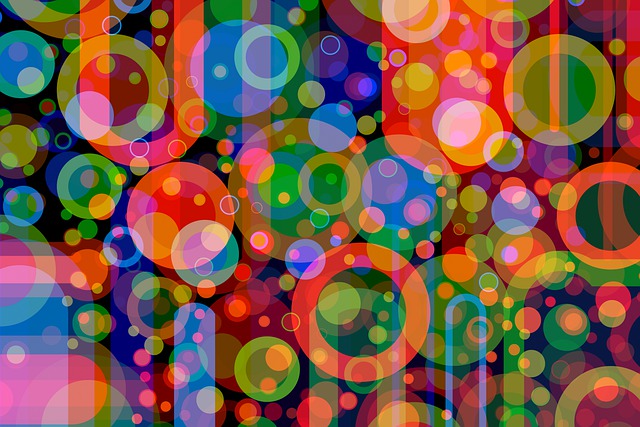 Free bokeh light blurred illustration