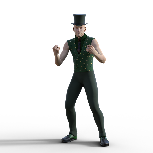 Free man top hat illustration