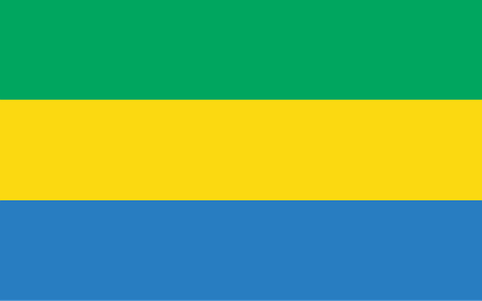 Gabon, Flagg, Land, Gabonese