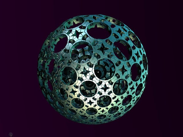 Free sphere ball decoration illustration