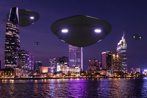 Нло, Внеземной, Посетители, Фотомонтаж