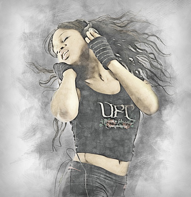 Free woman african-american model illustration