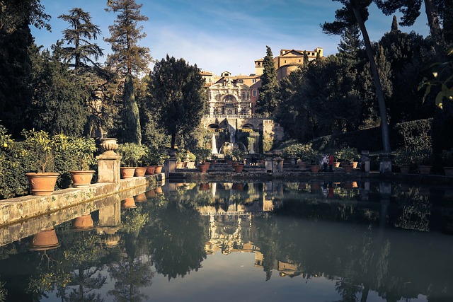 Free Villa D'Este Tivoli photo and picture