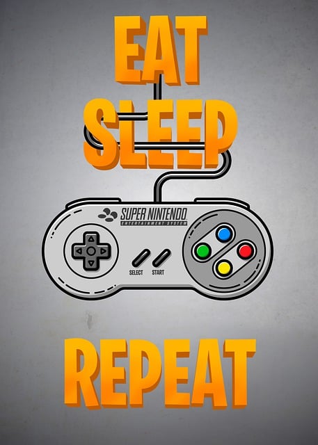 Free game poster banner illustration