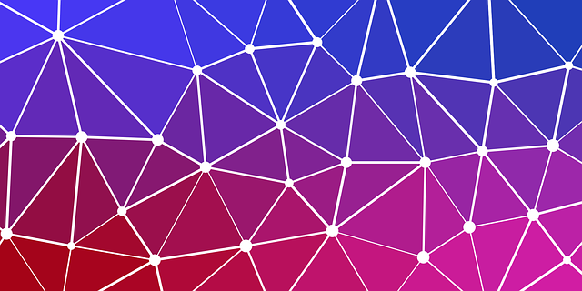 Free lowpoly network communication vector